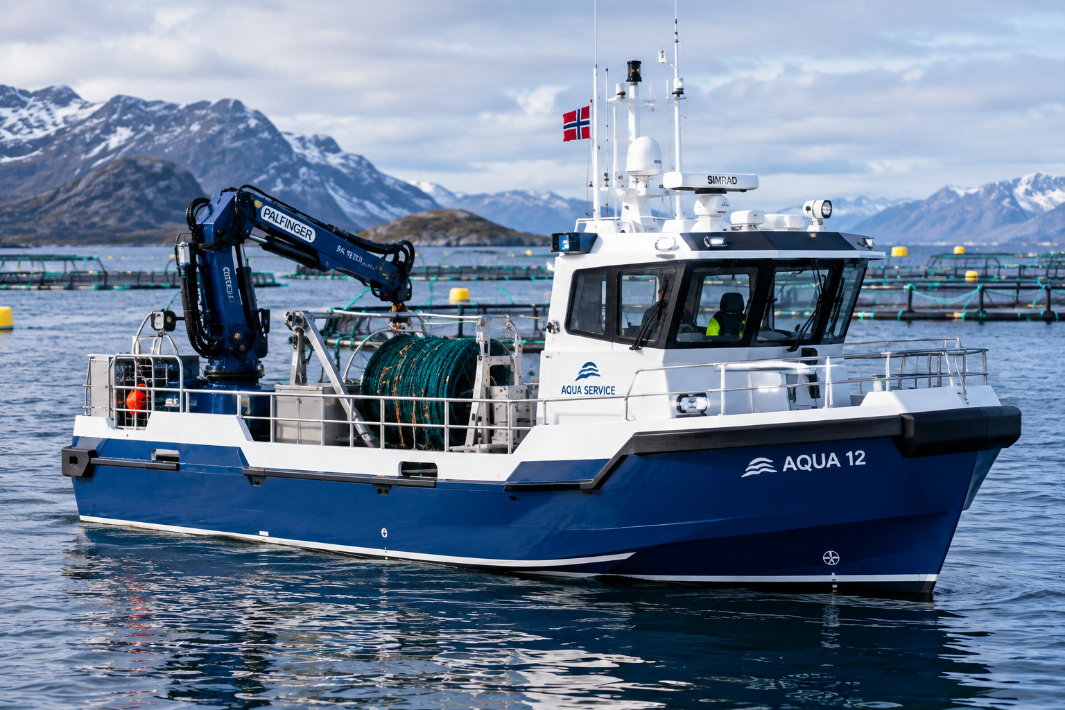Arbeidsbåt i kommersiell drift